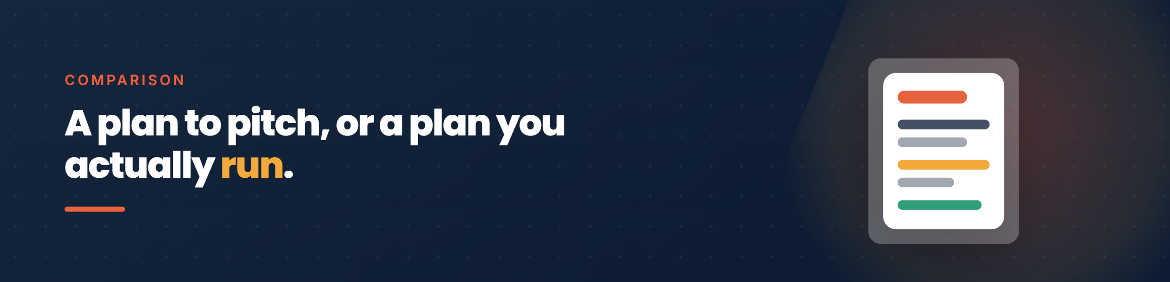Comparison: a plan to pitch, or a plan you actually run. LivePlan vs BuildYourBusiness.
